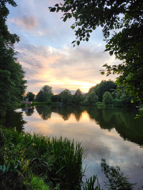 Guckaisee mit Abendstimmung