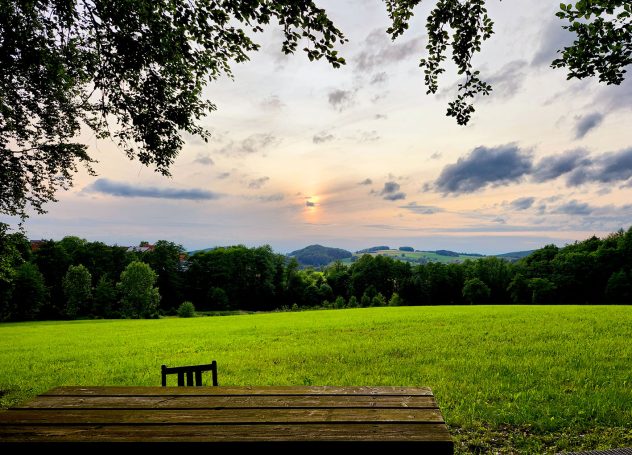 Sitzplatz für schöne Abendstunden